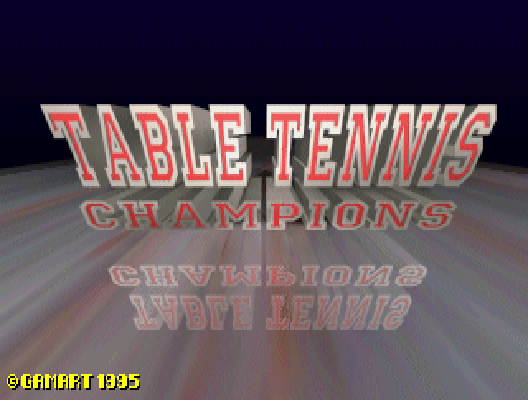 Table Tennis Champions (set 1) Title Screen